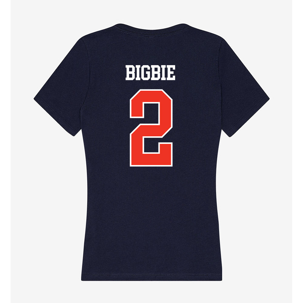 Syracuse - NCAA Women's Field Hockey : Taylor Bigbie - Women's V-Neck T-Shirt-1