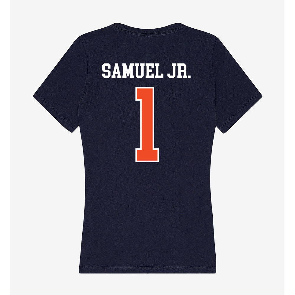 Syracuse - NCAA Football : Demetres Samuel Jr. - Women's V-Neck T-Shirt-1
