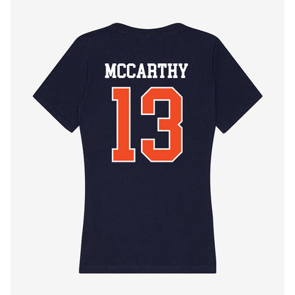 Syracuse - NCAA Men's Lacrosse : Tyler McCarthy - Women's V-Neck T-Shirt-1