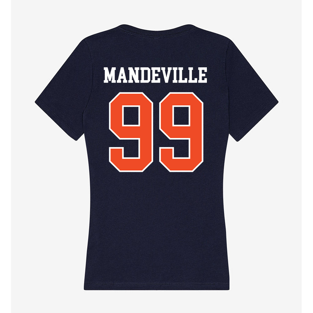 Syracuse - NCAA Women's Lacrosse : Kalena Mandeville - Women's V-Neck T-Shirt-1