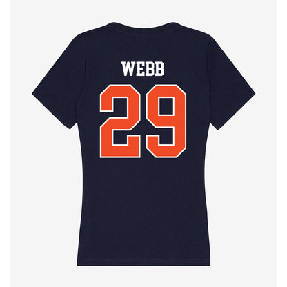 Syracuse - NCAA Women's Lacrosse : Cecelia Webb - Women's V-Neck T-Shirt-1
