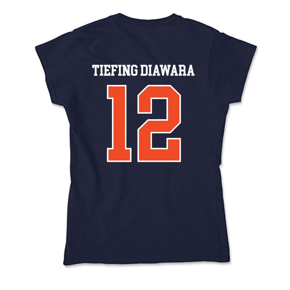 Syracuse - NCAA Men's Basketball : Mahamadoun Tiefing Diawara - Soft Style Women’s T-Shirt-1