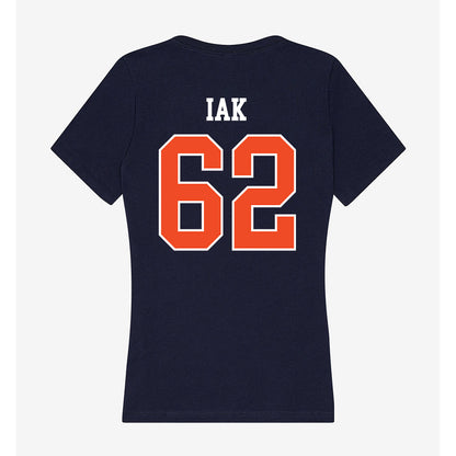 Syracuse - NCAA Football : Jackson Iak - Women's V-Neck T-Shirt-1