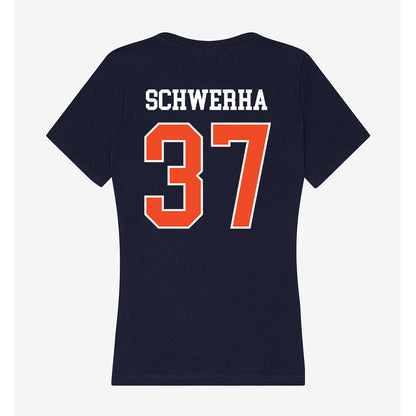 Syracuse - NCAA Football : Timothy Schwerha - Women's V-Neck T-Shirt-1