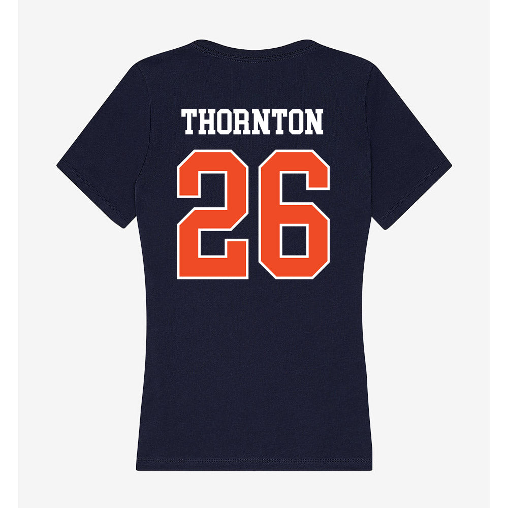Syracuse - NCAA Women's Lacrosse : Courtney Thornton - Women's V-Neck T-Shirt-1