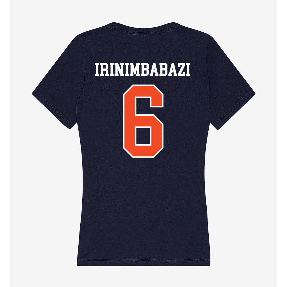 Syracuse - NCAA Men's Soccer : Ivan Irinimbabazi - Women's V-Neck T-Shirt-1