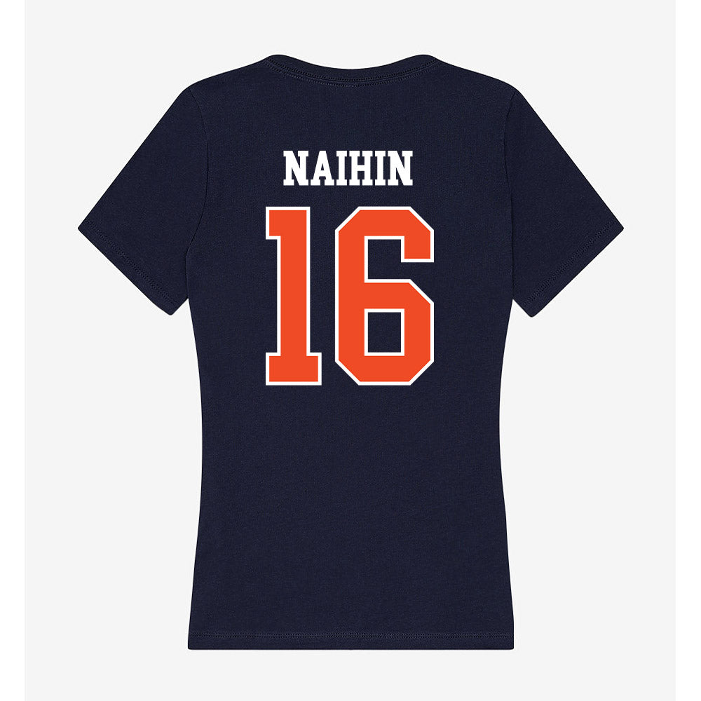 Syracuse - NCAA Women's Soccer : Leda Naihin - Women's V-Neck T-Shirt-1