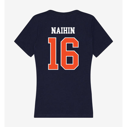 Syracuse - NCAA Women's Soccer : Leda Naihin - Women's V-Neck T-Shirt-1
