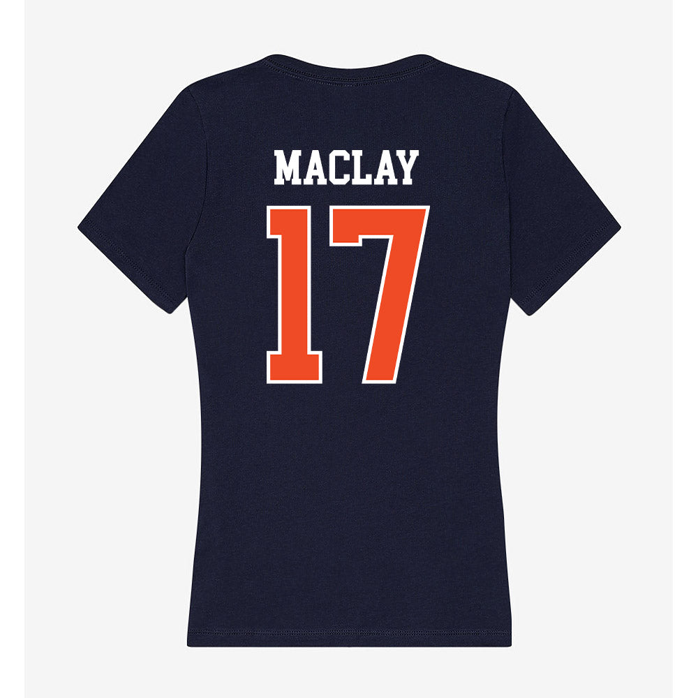 Syracuse - NCAA Women's Lacrosse : Courtney Maclay - Women's V-Neck T-Shirt-1