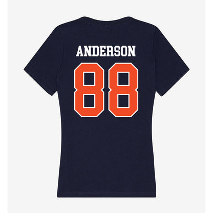 Syracuse - NCAA Men's Lacrosse : Payton Anderson - Women's V-Neck T-Shirt-1
