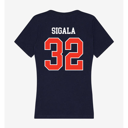 Syracuse - NCAA Softball : Kayla Sigala - Women's V-Neck T-Shirt-1