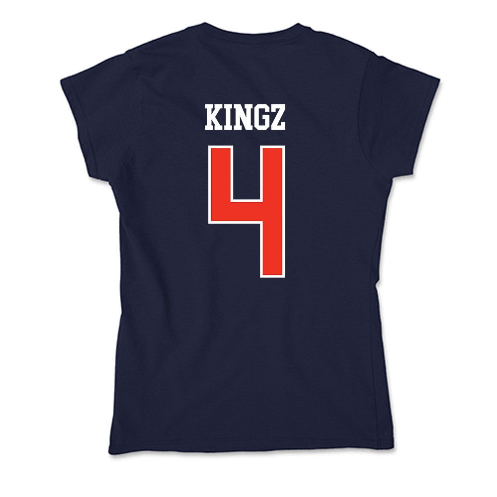 Syracuse - NCAA Men's Basketball : Nate Kingz - Soft Style Women’s T-Shirt-1