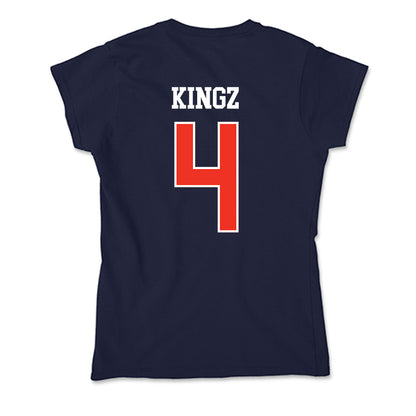 Syracuse - NCAA Men's Basketball : Nate Kingz - Soft Style Women’s T-Shirt-1