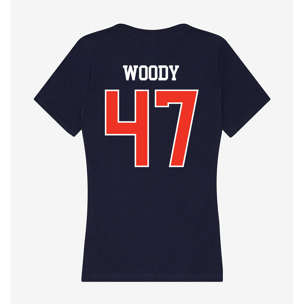 Syracuse - NCAA Football : Tripp Woody - Women's V-Neck T-Shirt-1