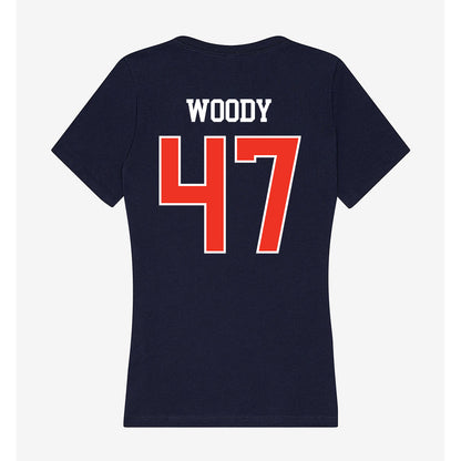 Syracuse - NCAA Football : Tripp Woody - Women's V-Neck T-Shirt-1