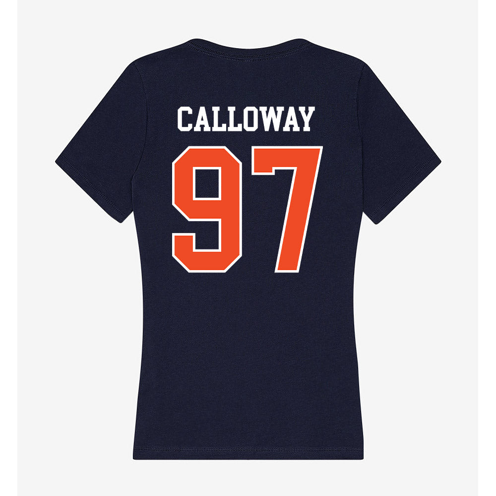 Syracuse - NCAA Football : Clark Calloway - Women's V-Neck T-Shirt-1