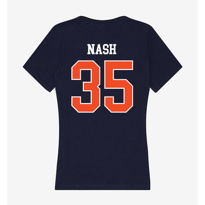 Syracuse - NCAA Women's Lacrosse : Alice Nash - Women's V-Neck T-Shirt-1