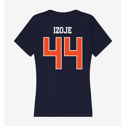Syracuse - NCAA Women's Basketball : Uche Izoje - Women's V-Neck T-Shirt-1