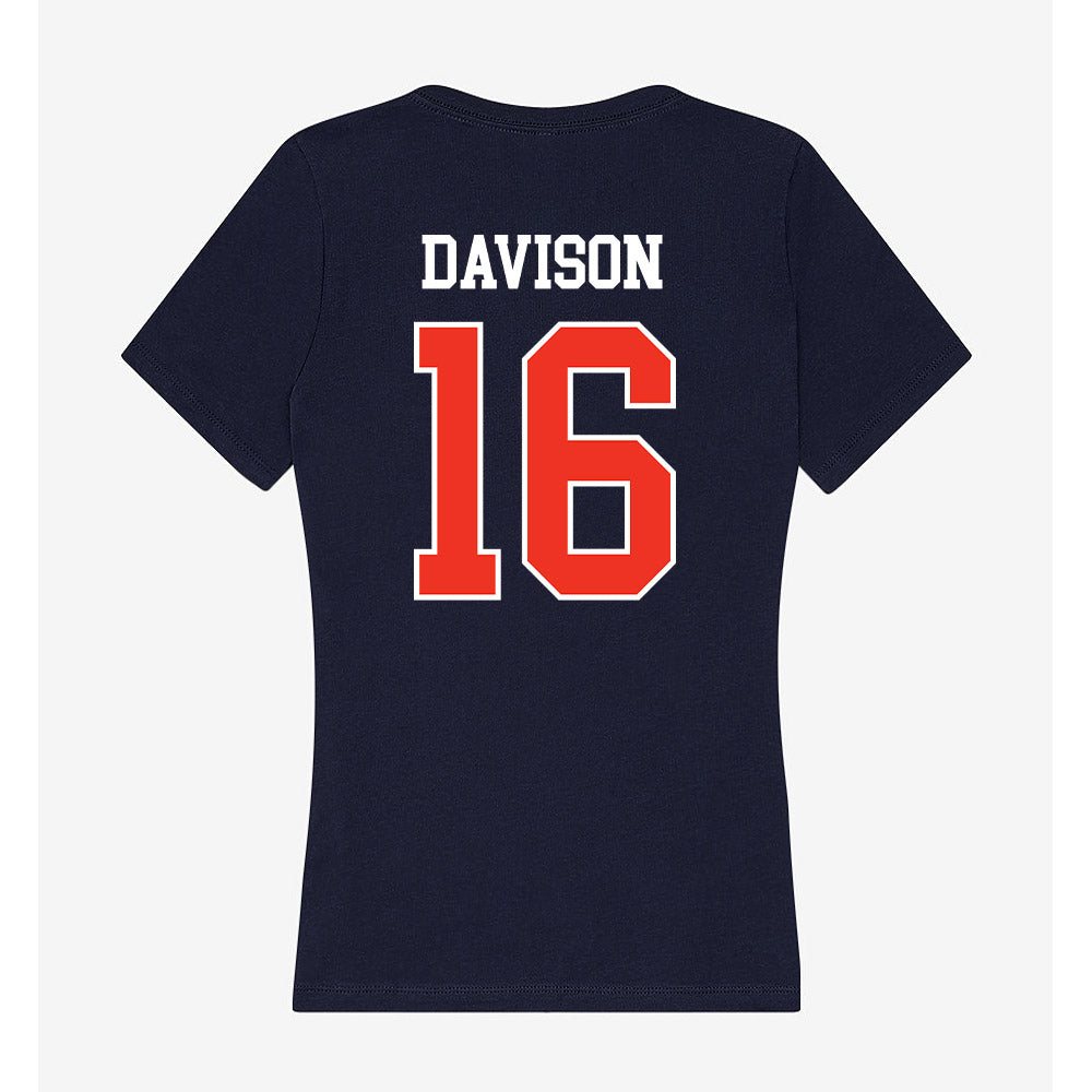Syracuse - NCAA Softball : Taylor Davison - Women's V-Neck T-Shirt-1