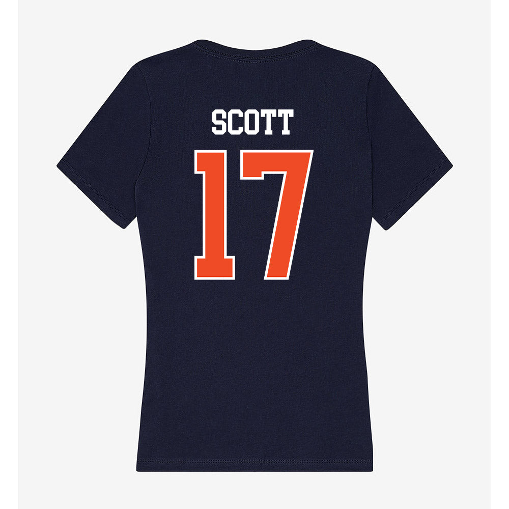 Syracuse - NCAA Men's Lacrosse : Donny Scott - Women's V-Neck T-Shirt-1