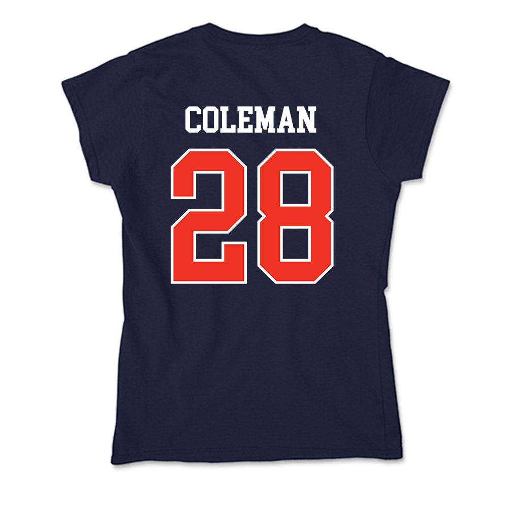 Syracuse - NCAA Football : Malachi Coleman - Soft Style Women’s T-Shirt-1