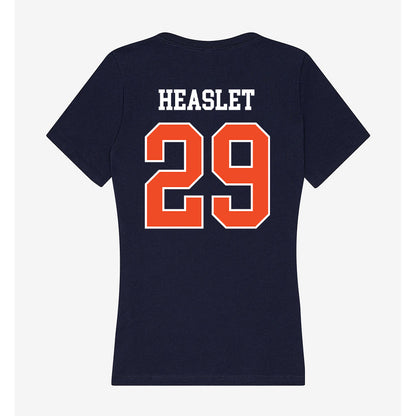 Syracuse - NCAA Women's Soccer : Lillian Heaslet - Women's V-Neck T-Shirt-1