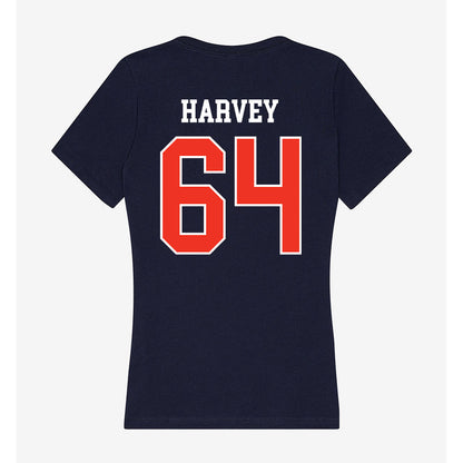 Syracuse - NCAA Football : Skylar Harvey - Women's V-Neck T-Shirt-1