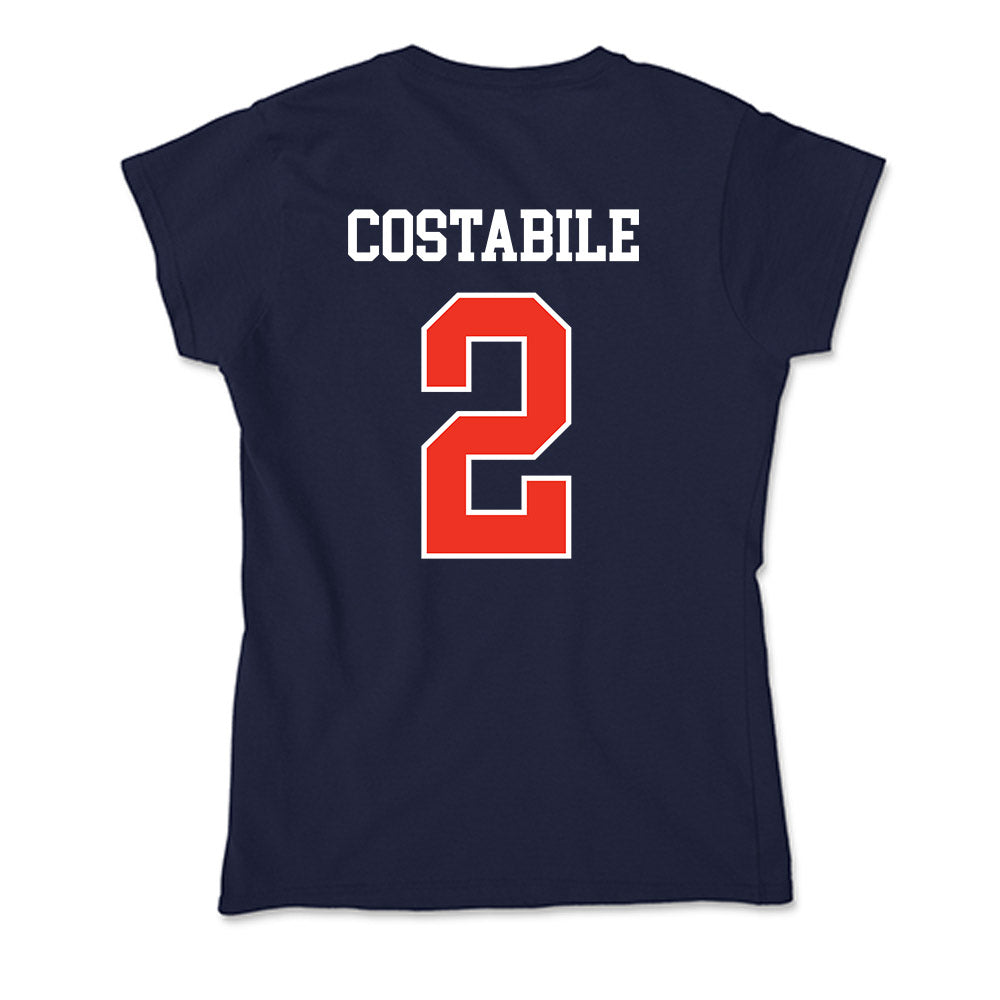 Syracuse - NCAA Women's Ice Hockey : Stella Costabile - Soft Style Women’s T-Shirt-1