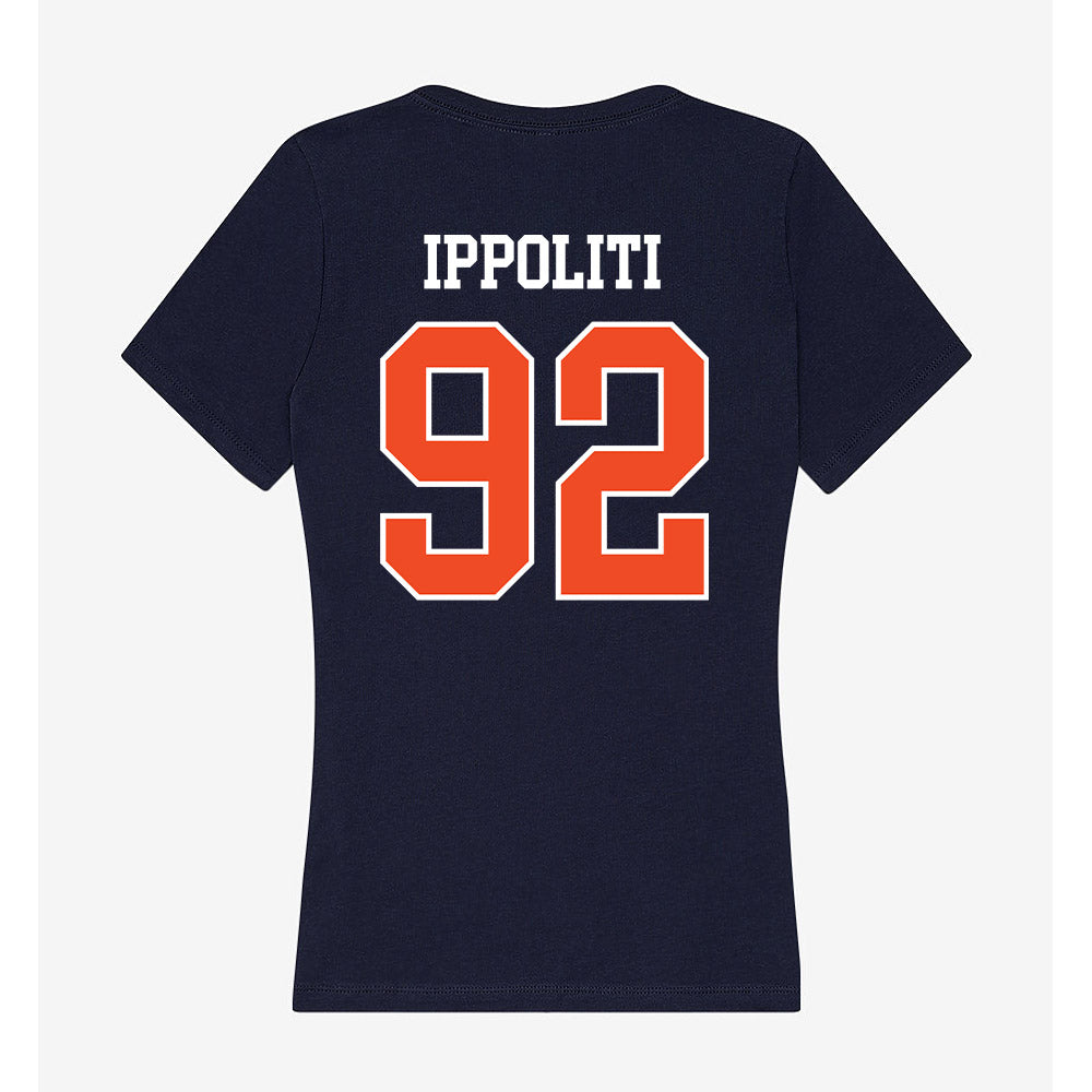 Syracuse - NCAA Men's Lacrosse : Michael Ippoliti - Women's V-Neck T-Shirt-1