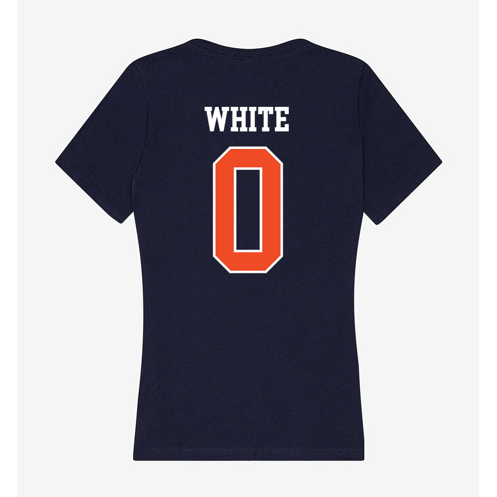 Syracuse - NCAA Men's Basketball : Sadiq White - Women's V-Neck T-Shirt-1