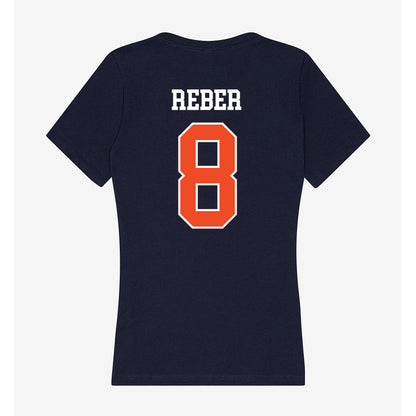 Syracuse - NCAA Women's Lacrosse : Lexi Reber - Women's V-Neck T-Shirt-1