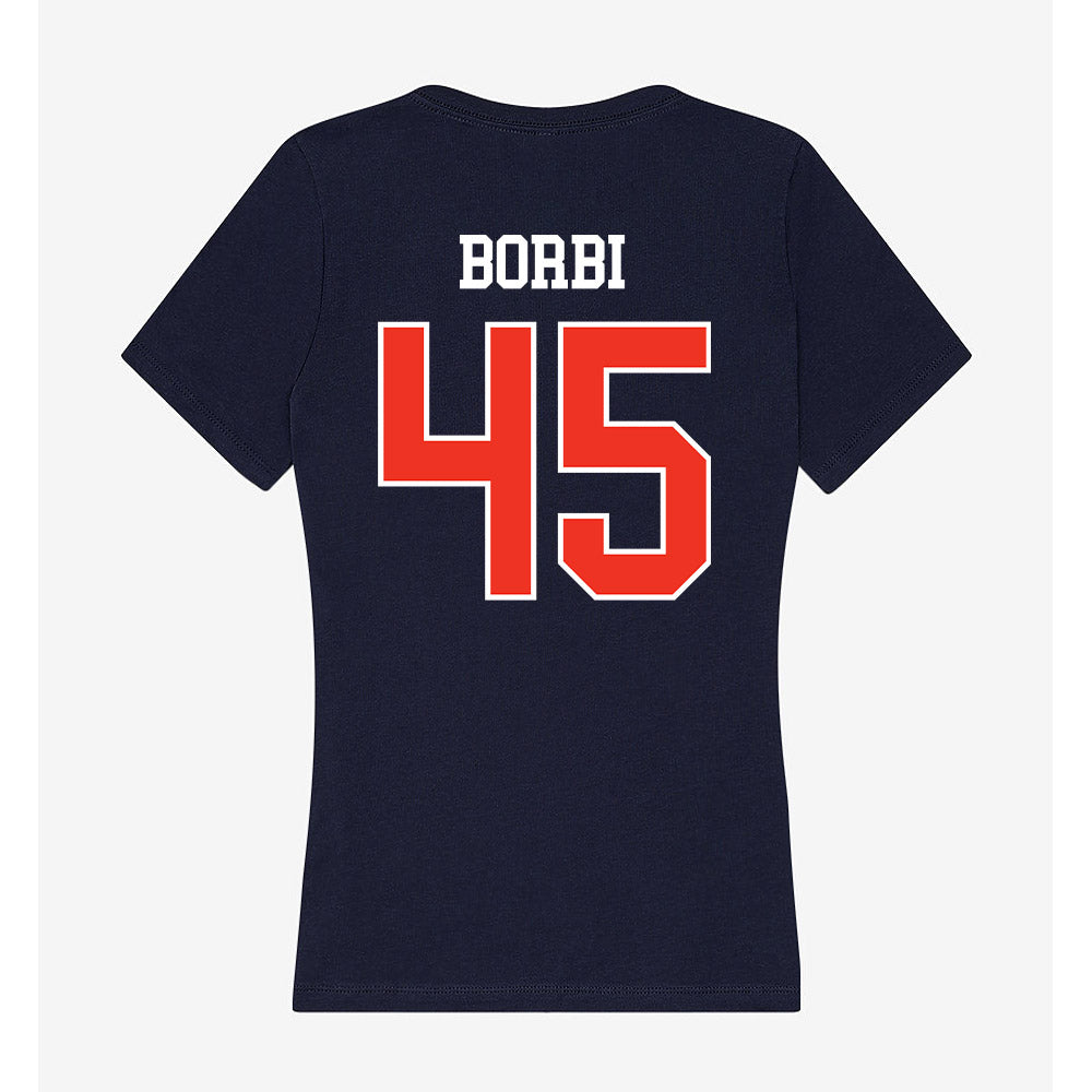 Syracuse - NCAA Women's Lacrosse : Mackenzie Borbi - Women's V-Neck T-Shirt-1