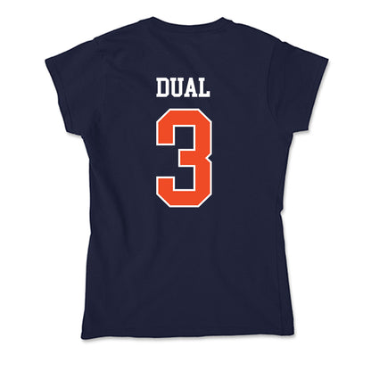 Syracuse - NCAA Men's Basketball : Garwey Dual - Soft Style Women’s T-Shirt-1