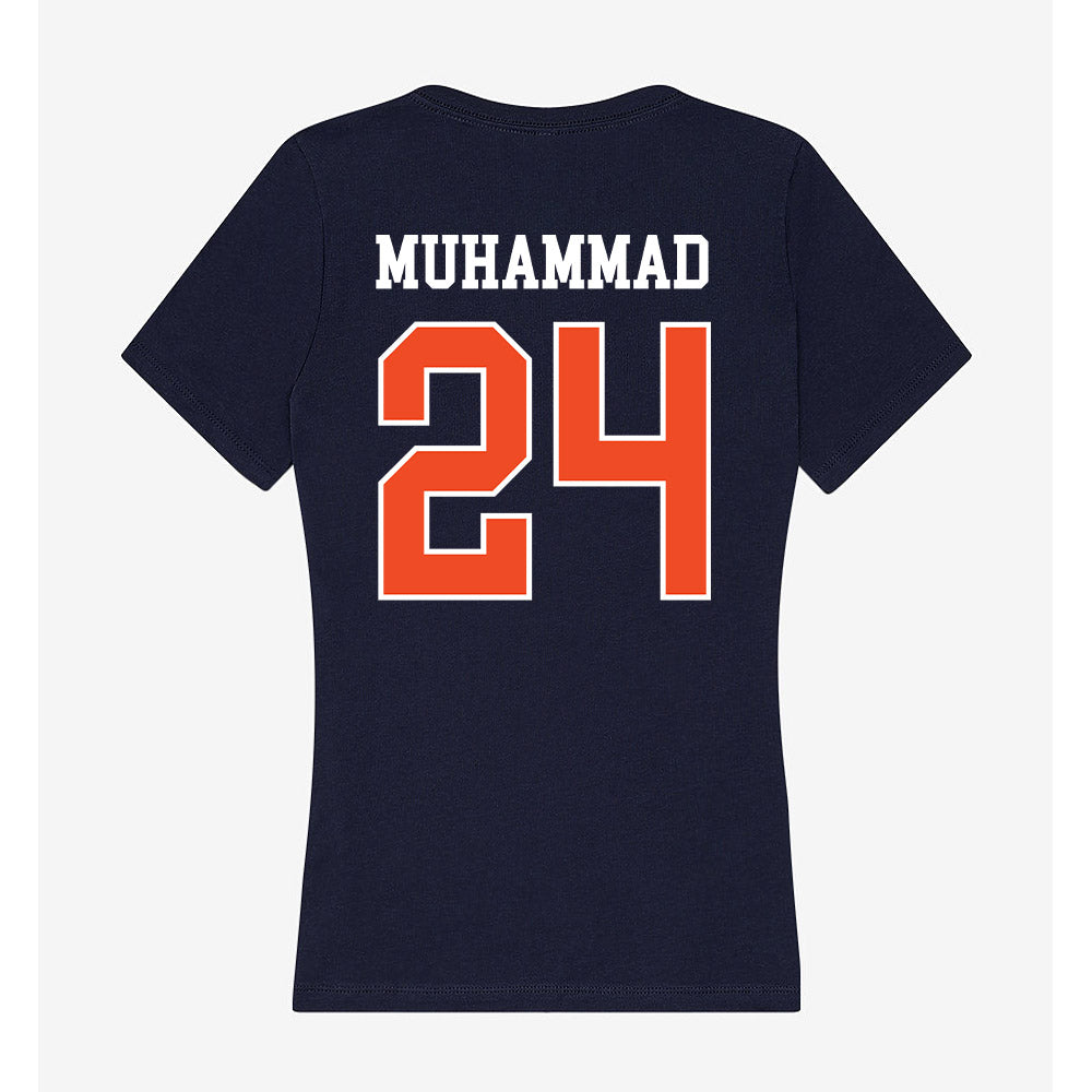 Syracuse - NCAA Football : Ibn-Wadu Muhammad - Women's V-Neck T-Shirt-1