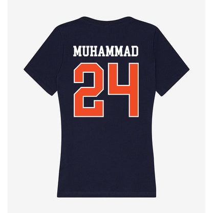 Syracuse - NCAA Football : Ibn-Wadu Muhammad - Women's V-Neck T-Shirt-1
