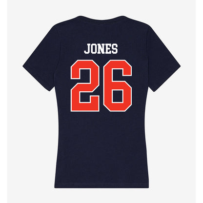 Syracuse - NCAA Women's Field Hockey : Ava Jones - Women's V-Neck T-Shirt-1