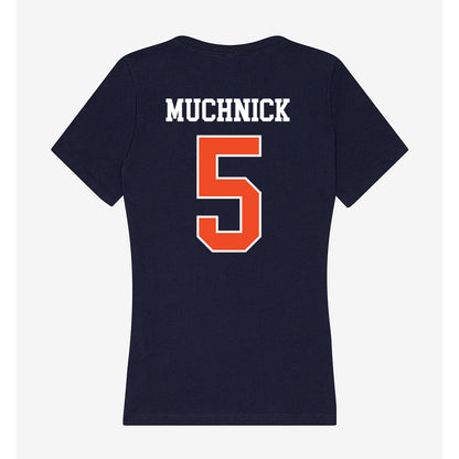 Syracuse - NCAA Women's Lacrosse : Emma Muchnick - Women's V-Neck T-Shirt-1