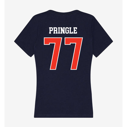 Syracuse - NCAA Football : Kam Pringle - Women's V-Neck T-Shirt-1
