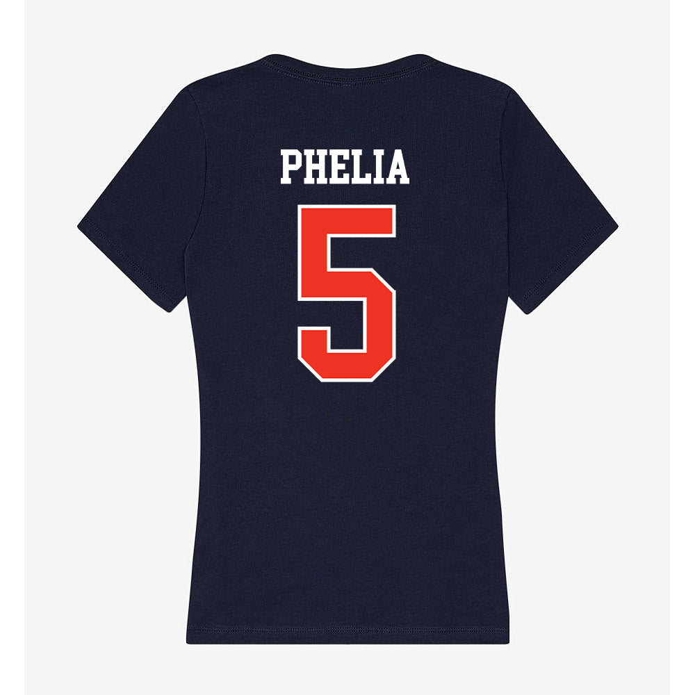 Syracuse - NCAA Women's Basketball : Laila Phelia - Women's V-Neck T-Shirt-1