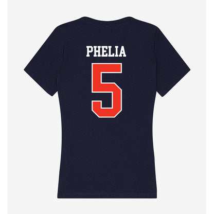 Syracuse - NCAA Women's Basketball : Laila Phelia - Women's V-Neck T-Shirt-1