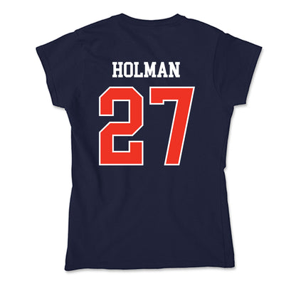 Syracuse - NCAA Men's Soccer : Garrett Holman - Soft Style Women’s T-Shirt-1