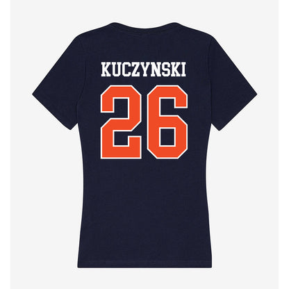Syracuse - NCAA Men's Lacrosse : Charles Kuczynski - Women's V-Neck T-Shirt-1