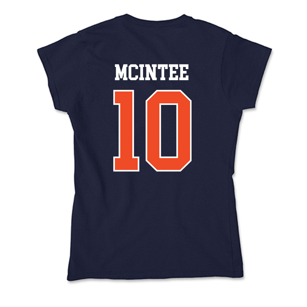 Syracuse - NCAA Men's Lacrosse : Matthew McIntee - Soft Style Women’s T-Shirt-1