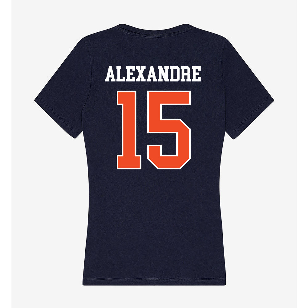 Syracuse - NCAA Men's Soccer : Guesly Alexandre - Women's V-Neck T-Shirt-1