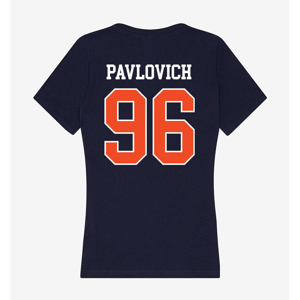 Syracuse - NCAA Football : Mateja Pavlovich - Women's V-Neck T-Shirt-1