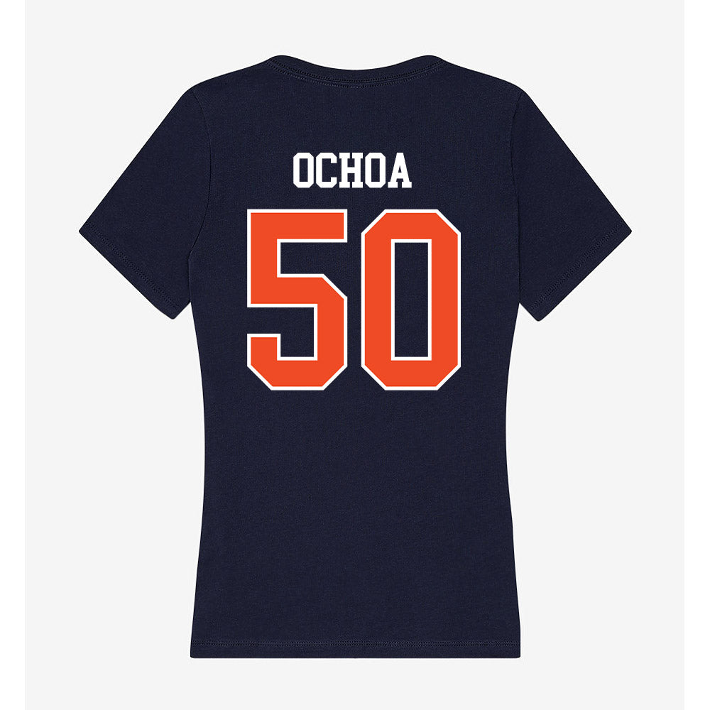 Syracuse - NCAA Men's Lacrosse : Ryder Ochoa - Women's V-Neck T-Shirt-1
