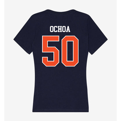Syracuse - NCAA Men's Lacrosse : Ryder Ochoa - Women's V-Neck T-Shirt-1
