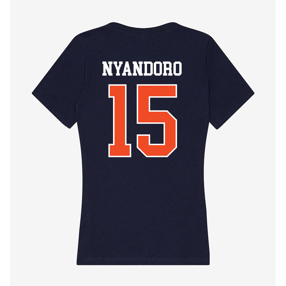 Syracuse - NCAA Football : Nathan Nyandoro - Women's V-Neck T-Shirt-1