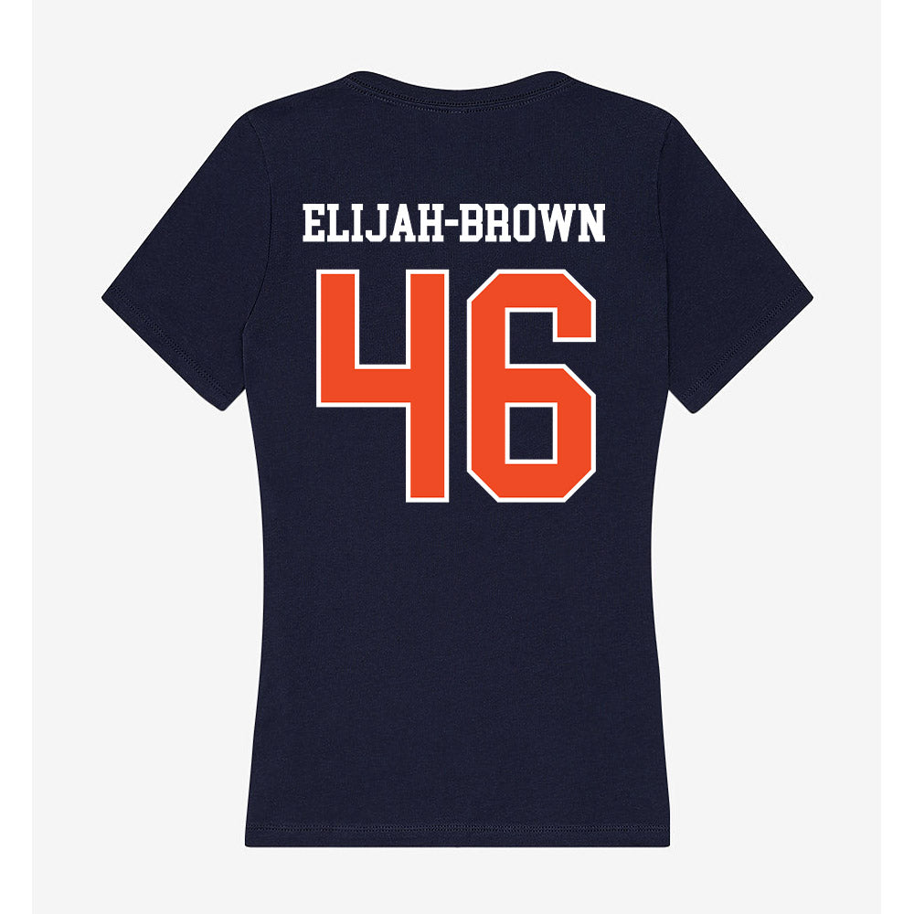 Syracuse - NCAA Men's Lacrosse : Gregory Elijah-Brown - Women's V-Neck T-Shirt-1