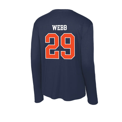 Syracuse - NCAA Women's Lacrosse : Cecelia Webb - Activewear Long Sleeve T-Shirt-1